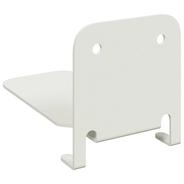 Плаващ рафт с рафт със съхранение 4 pcs Бял 6 x 10,8 x 6,6 см