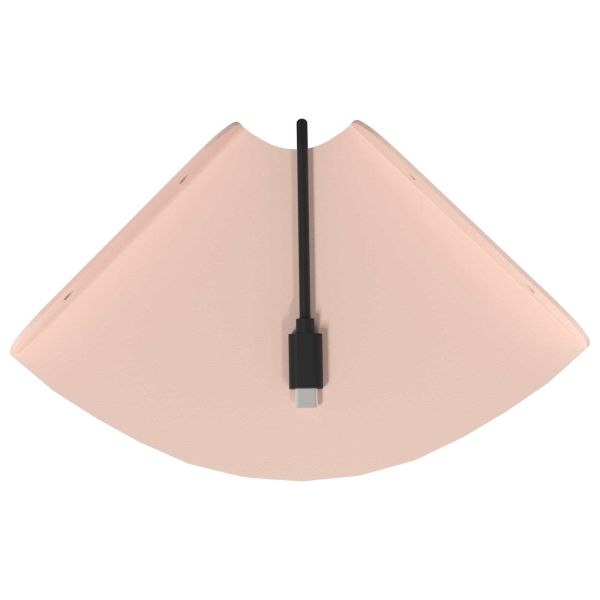 Плаващ рафт с рафт със съхранение 2 pcs Розово 15 x 15 x 2 см