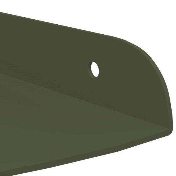 Плаващ рафт с рафт 2 pcs Маслинено зелено 15 x 15 x 2 см