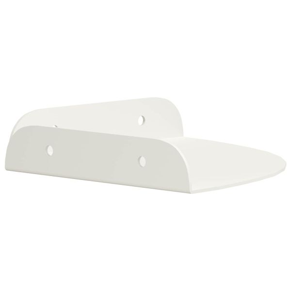 Плаващ рафт с рафт със съхранение 4 pcs Бял 15 x 15 x 2 см