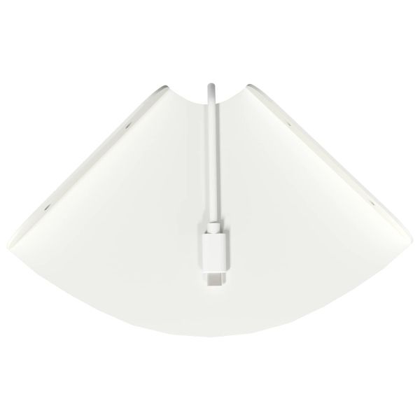 Плаващ рафт с рафт със съхранение 4 pcs Бял 15 x 15 x 2 см