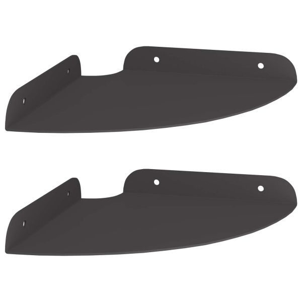 Плаващ рафт с рафт със съхранение 2 pcs Черен 18 x 18 x 2 см