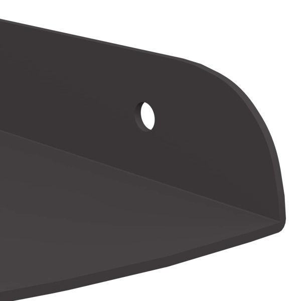 Плаващ рафт с рафт със съхранение 2 pcs Черен 18 x 18 x 2 см