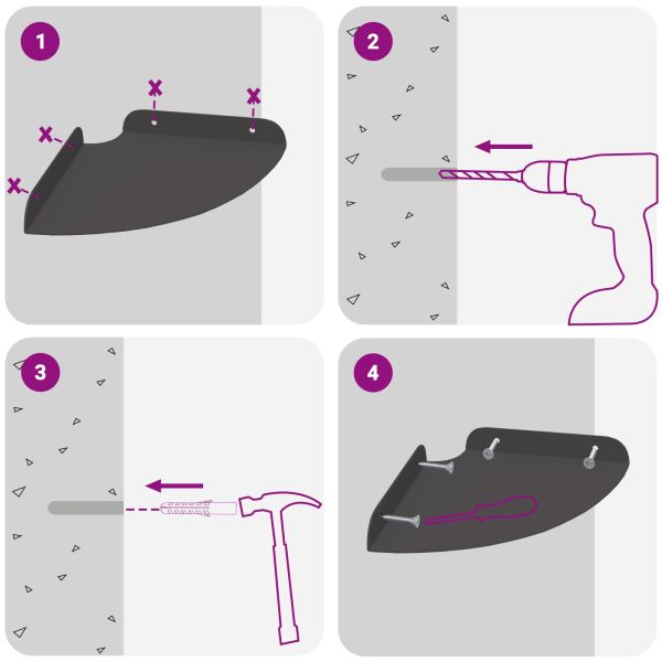 Плаващ рафт с рафт със съхранение 2 pcs Черен 18 x 18 x 2 см