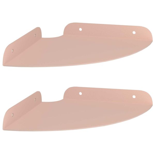 Плаващ рафт с рафт със съхранение 2 pcs Розово 18 x 18 x 2 см