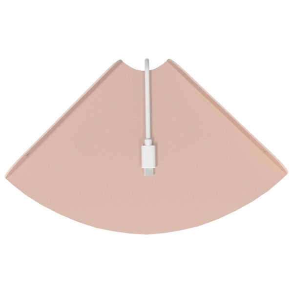 Плаващ рафт с рафт със съхранение 4 pcs Розово 18 x 18 x 2 см