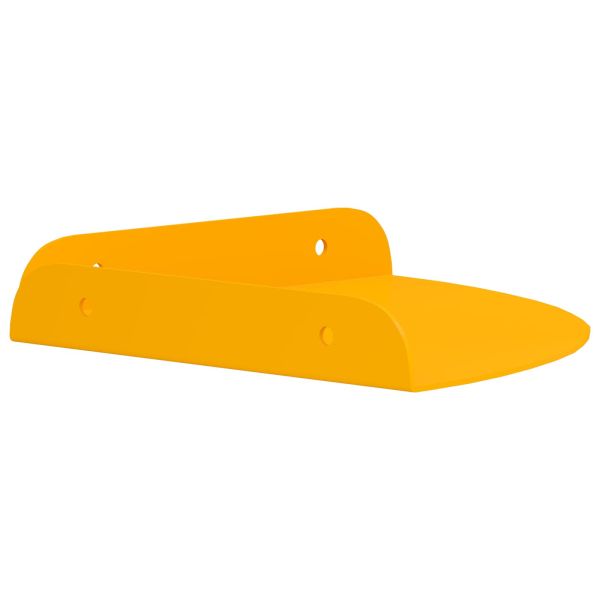 Плаващ рафт с рафт 2 pcs Горчично жълто 18 x 18 x 2 см