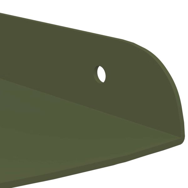 Плаващ рафт с рафт 2 pcs Маслинено зелено 18 x 18 x 2 см