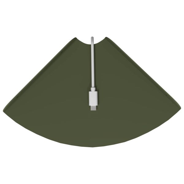 Плаващ рафт с рафт 2 pcs Маслинено зелено 18 x 18 x 2 см