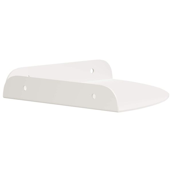 Плаващ рафт с рафт със съхранение 2 pcs Бял 18 x 18 x 2 см