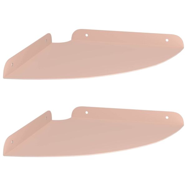 Плаващ рафт с рафт със съхранение 2 pcs Розово 24 x 24 x 2 см