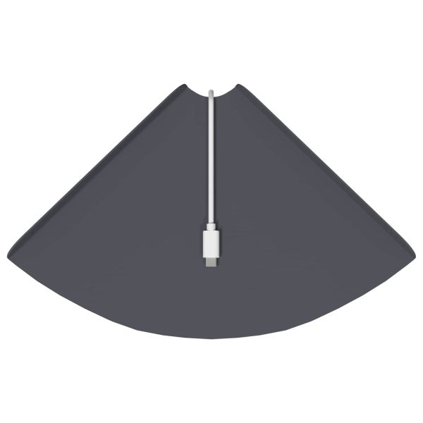 Плаващ рафт с рафт със съхранение 2 pcs Антрацит 24 x 24 x 2 см