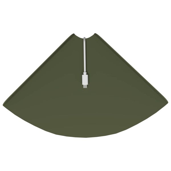 Плаващ рафт с рафт 4 pcs Маслинено зелено 24 x 24 x 2 см