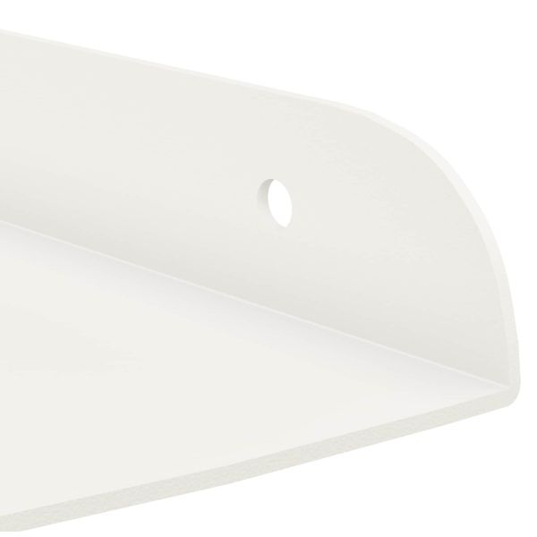 Плаващ рафт с рафт със съхранение 2 pcs Бял 24 x 24 x 2 см