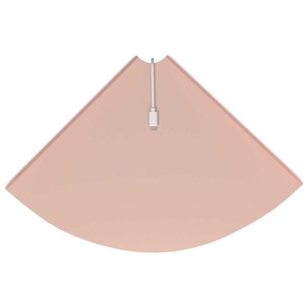 Плаващ рафт с рафт със съхранение 2 pcs Розово 30 x 30 x 2 см