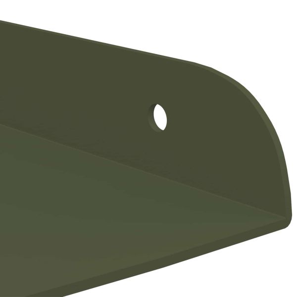 Плаващ рафт с рафт 2 pcs Маслинено зелено 30 x 30 x 2 см