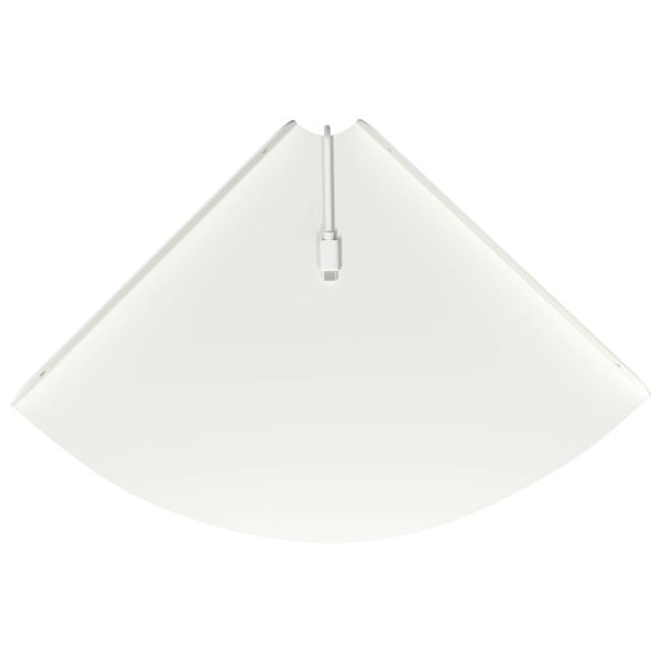Плаващ рафт с рафт със съхранение 4 pcs Бял 30 x 30 x 2 см