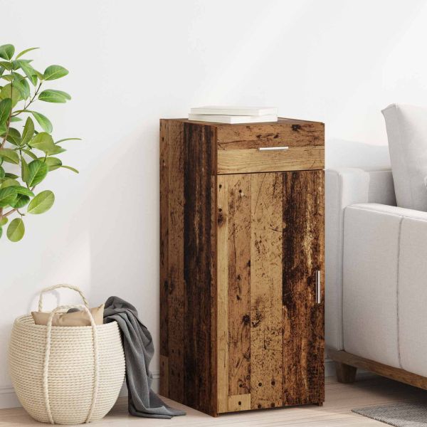 Шкаф за съхранение с чекмедже Старо дърво 40 x 42,5 x 93 см