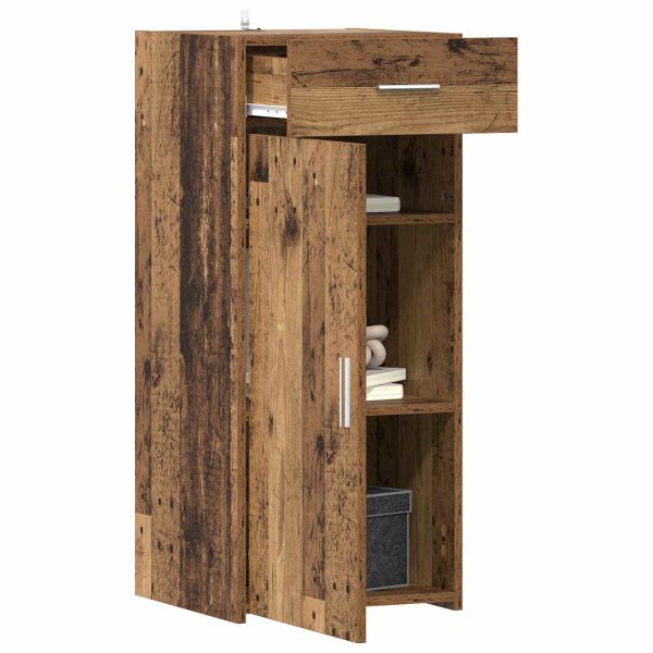 Шкаф за съхранение с чекмедже Старо дърво 40 x 42,5 x 93 см