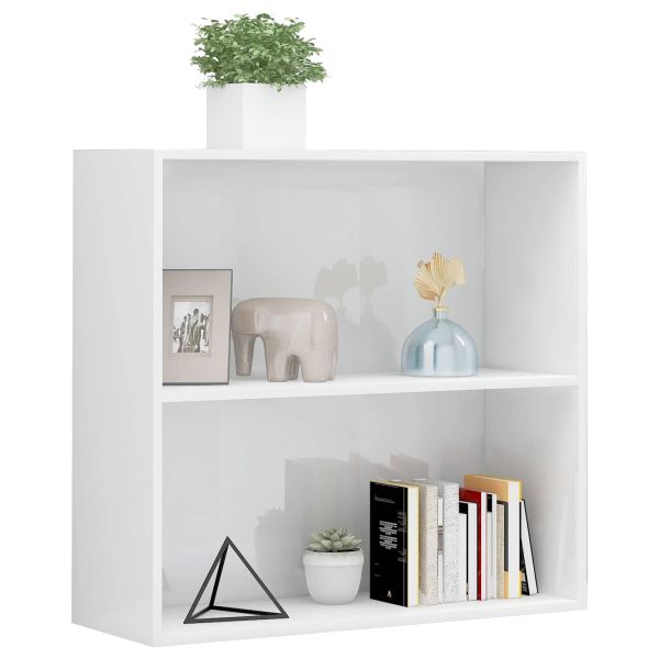 Самостоятелен шкаф за книги Инженерно дърво