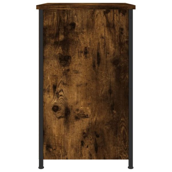 Нощни шкафчета 2 бр опушен дъб 40x36x60 см инженерно дърво