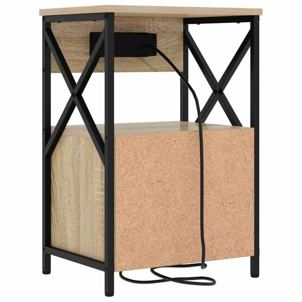 Нощен шкаф Сонома дъб 40 x 31 x 60 см Инженерно дърво