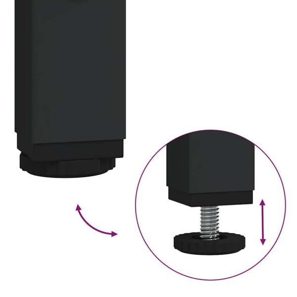 Нощен шкаф 2 pcs Кафяв дъб 38 x 30 x 48 см Инженерно дърво