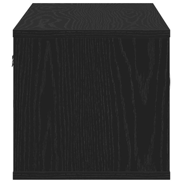 Стенен рафт с рафт Черния дъб 102 x 30 x 29 см Инженерно дърво