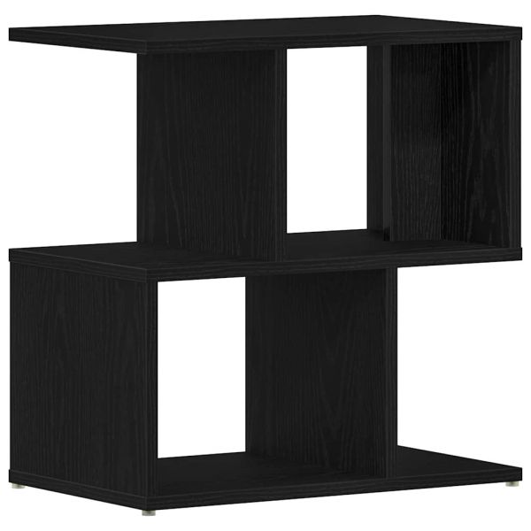 Нощен шкаф 2 pcs Черния дъб 50 x 30 x 51,5 см Инженерно дърво
