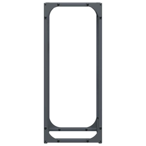 Стойка за дърва за огрев Антрацит 25x25x60 cm