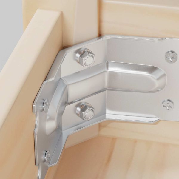 Шестоъгълна гайка 23377 pcs Сребрист Метал