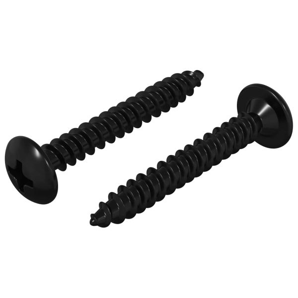 Нокът за пробиване 2 pcs Черно M4 x 28 мм Стомана