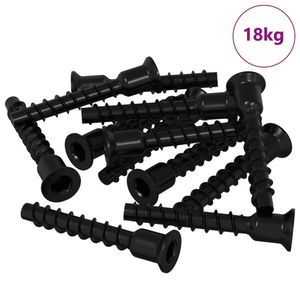 Гнездова капачка с главичка 3072 pcs Черно 7 x 40 мм Желязо