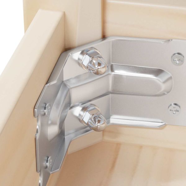 Гайка 2 pcs Сребрист M6 x 10 мм Желязо