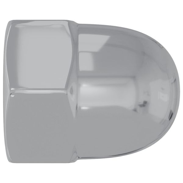 Гайка 2 pcs Сребрист M6 x 10 мм Желязо