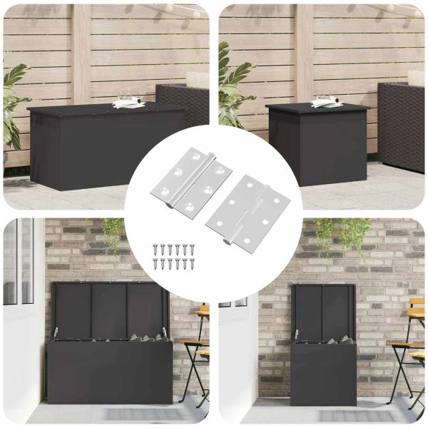 Панта 2 pcs Сребрист 50 x 38 x 1,3 мм Стомана