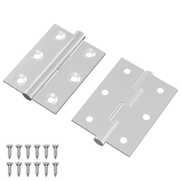Панта 2 pcs Сребрист 50 x 38 x 1,3 мм Стомана