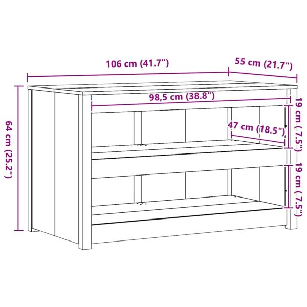 Кухненски шкаф с рафт MEPPEL Кафяв дъб 106 x 55 x 64 cm