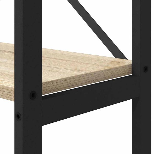 Рафт за книги Сонома дъб 156 x 25 x 167 см Инженерно дърво