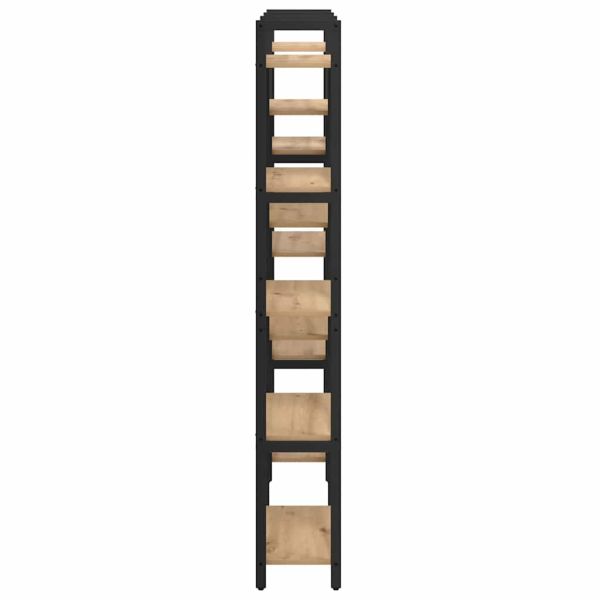 Рафт за книги Дъб 156 x 25 x 167 см Инженерно дърво