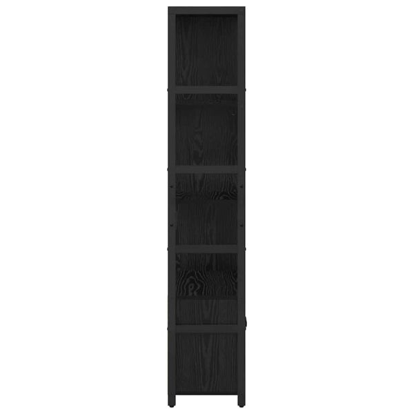 Рафт за книги Черния дъб 80 x 30 x 155,5 см Инженерно дърво
