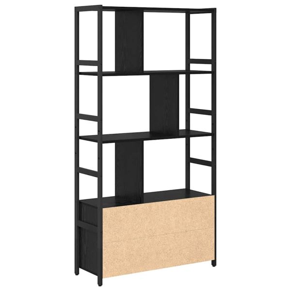 Рафт за книги Черния дъб 80 x 30 x 155,5 см Инженерно дърво