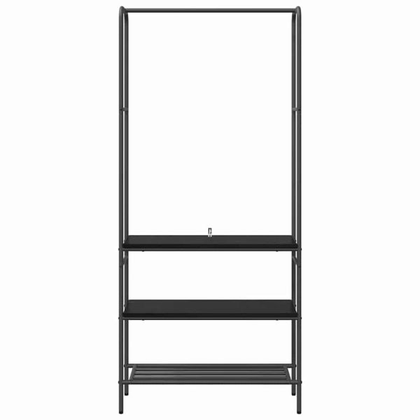 Държач за дрехи Черния дъб 77 x 30 x 171 см Инженерно дърво