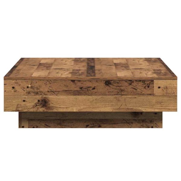 Масичка за кафе Старо дърво 90 x 90 x 28 cm Инженерно дърво