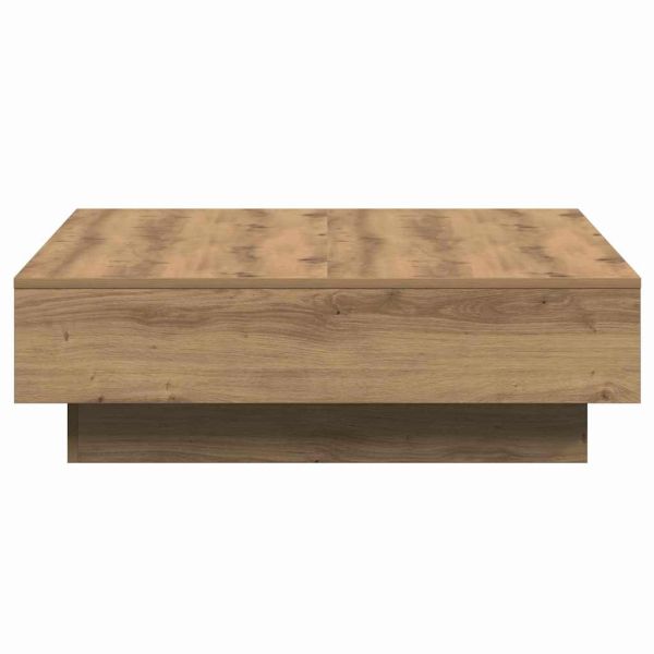 Масичка за кафе Дъб 90 x 90 x 28 cm Инженерно дърво