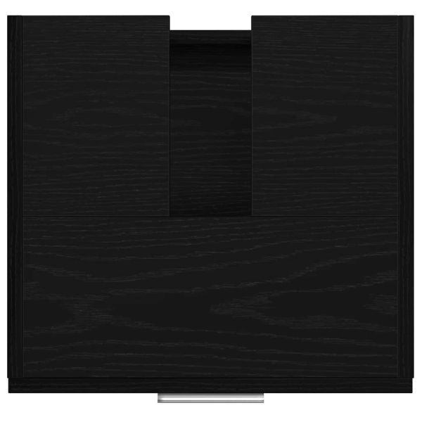 Шкаф за баня с рафт Черния дъб 40 x 37 x 59 cm Инженерно дърво