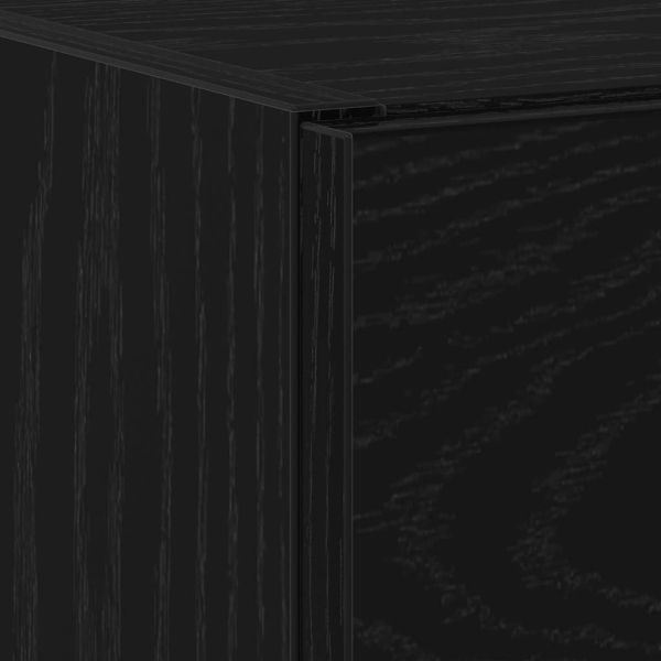 Шкаф за баня с рафт Черния дъб 40 x 37 x 59 cm Инженерно дърво