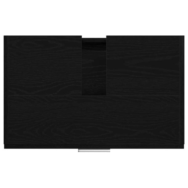 Шкаф за баня с рафт Черния дъб 59 x 37 x 59 cm Инженерно дърво