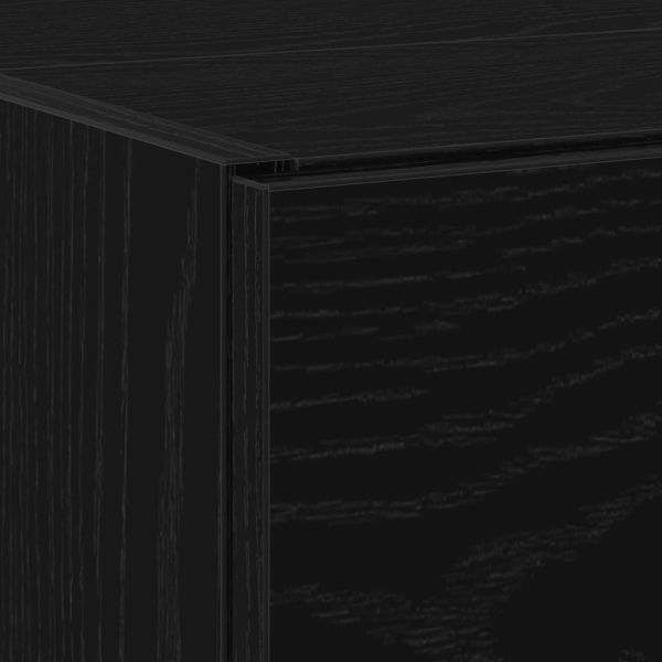 Шкаф за баня с рафт Черния дъб 59 x 37 x 59 cm Инженерно дърво