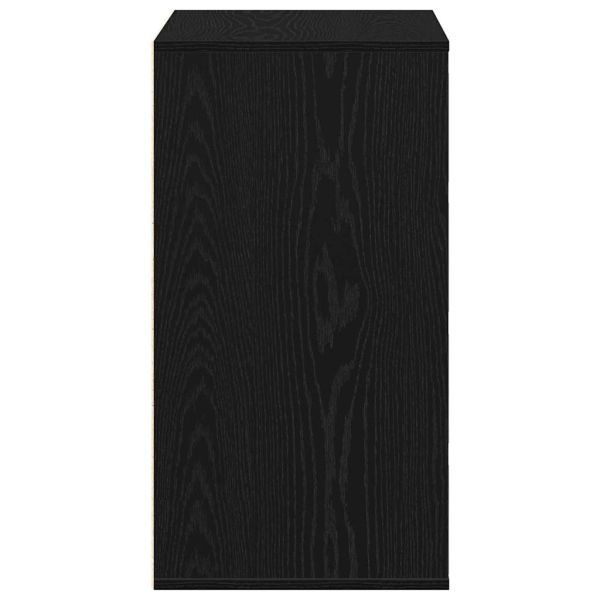 Чекмеджетен шкаф Черно 60 x 41 x 76 см Инженерно дърво